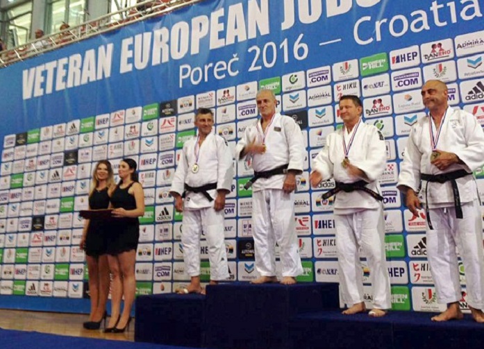 Azerbaijani veteran judo fighter wins European gold